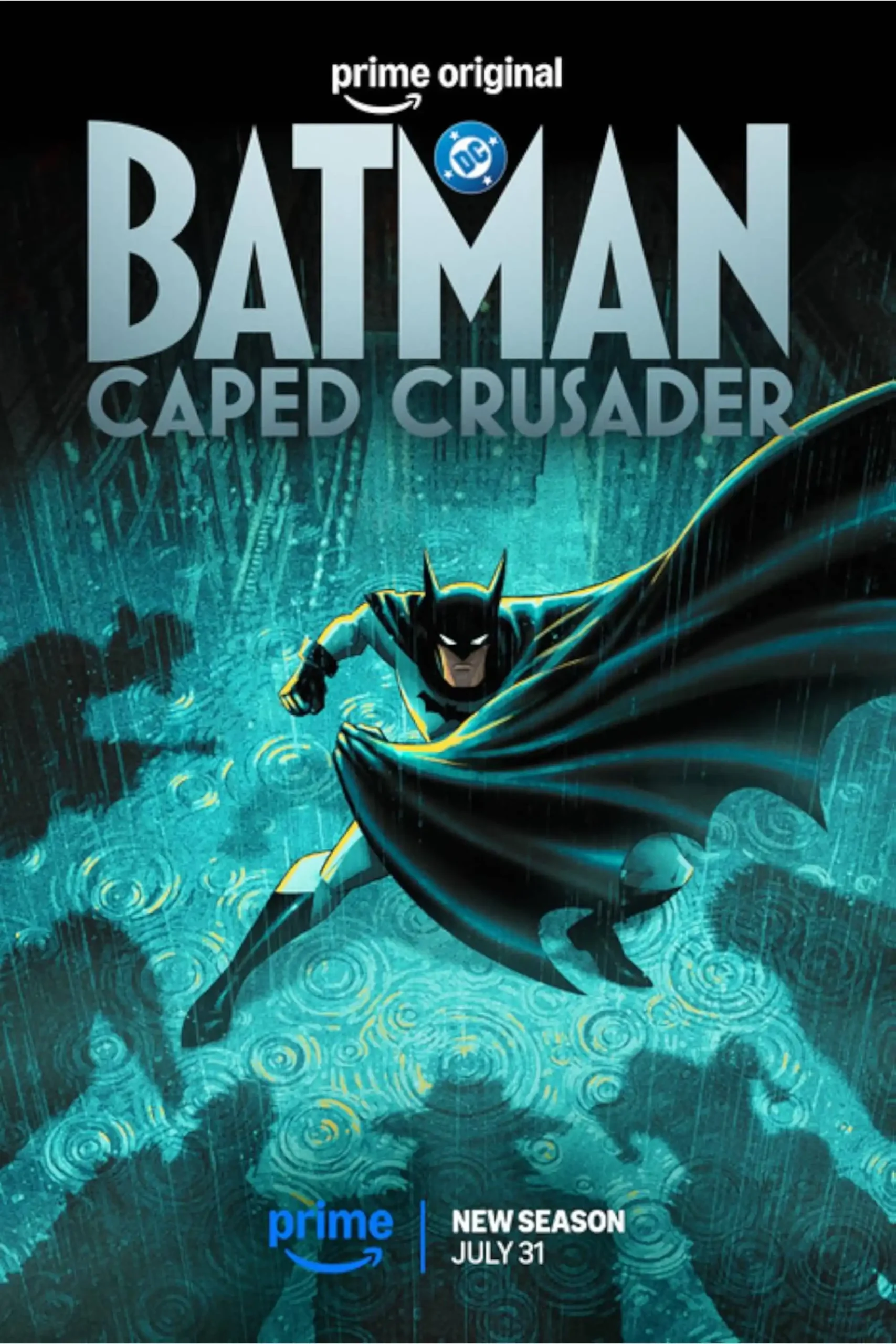Segunda temporada de Batman: Caped Crusader estreia com alta aprovação do público no Prime Video