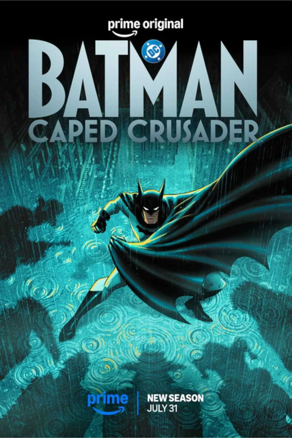 Segunda temporada de Batman: Caped Crusader estreia com alta aprovação do público no Prime Video