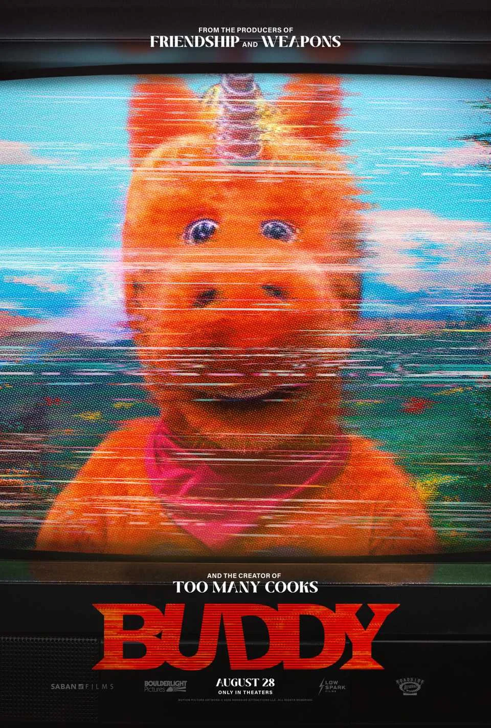 Novo filme de terror Buddy combina Poltergeist e Barney e conquista público com alta nota no Rotten Tomatoes