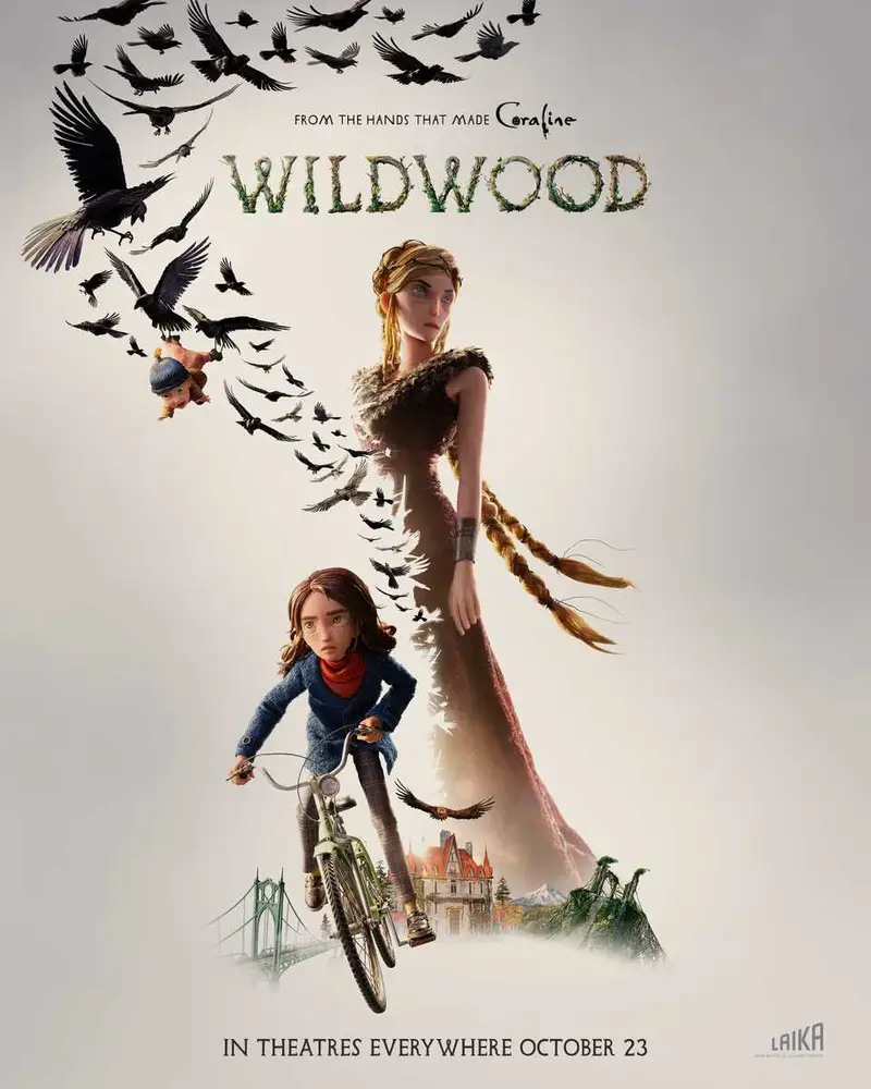Wildwood é o primeiro filme da Laika com classificação PG-13 e tem duração recorde de 140 minutos