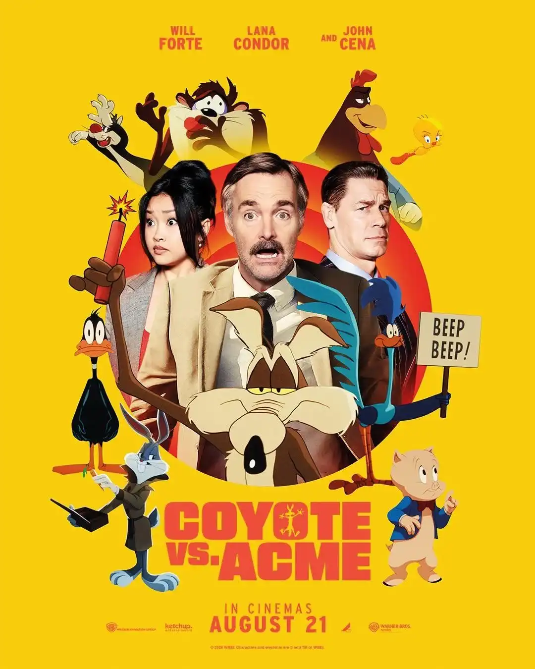 Nota de Coyote vs. Acme no Rotten Tomatoes é revelada após cancelamento da Warner Bros.