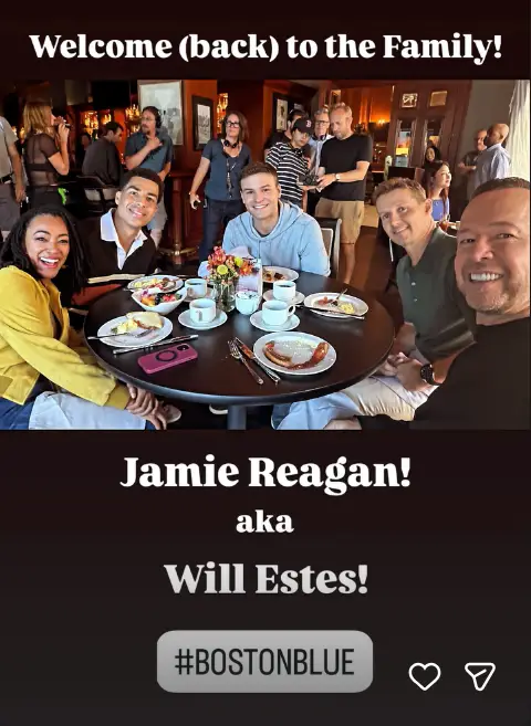 Will Estes retorna como Jamie Reagan em “Boston Blue” temporada 2 para reencontro com Danny Reagan