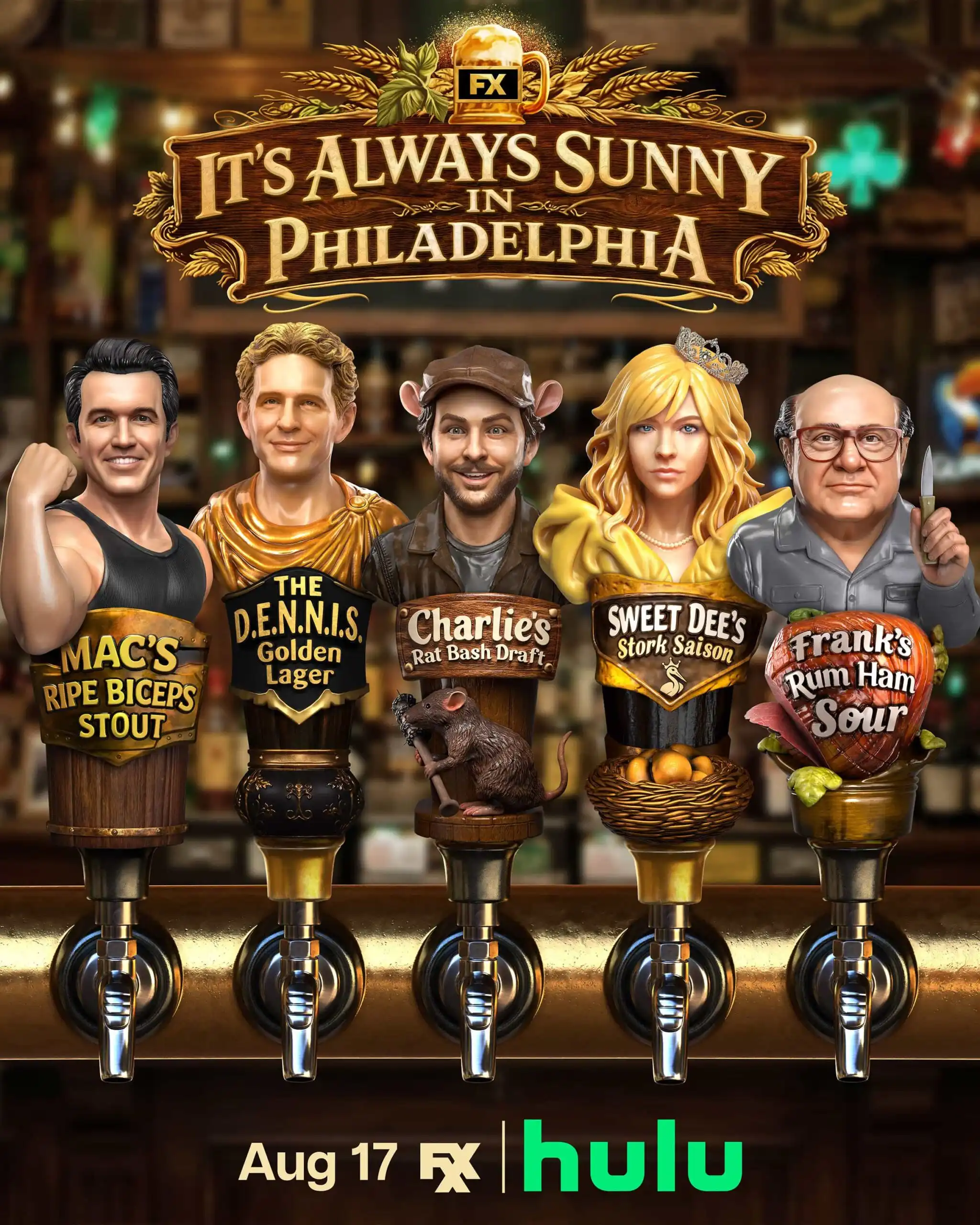 Temporada 18 de It’s Always Sunny in Philadelphia recebe aprovação do público no Rotten Tomatoes