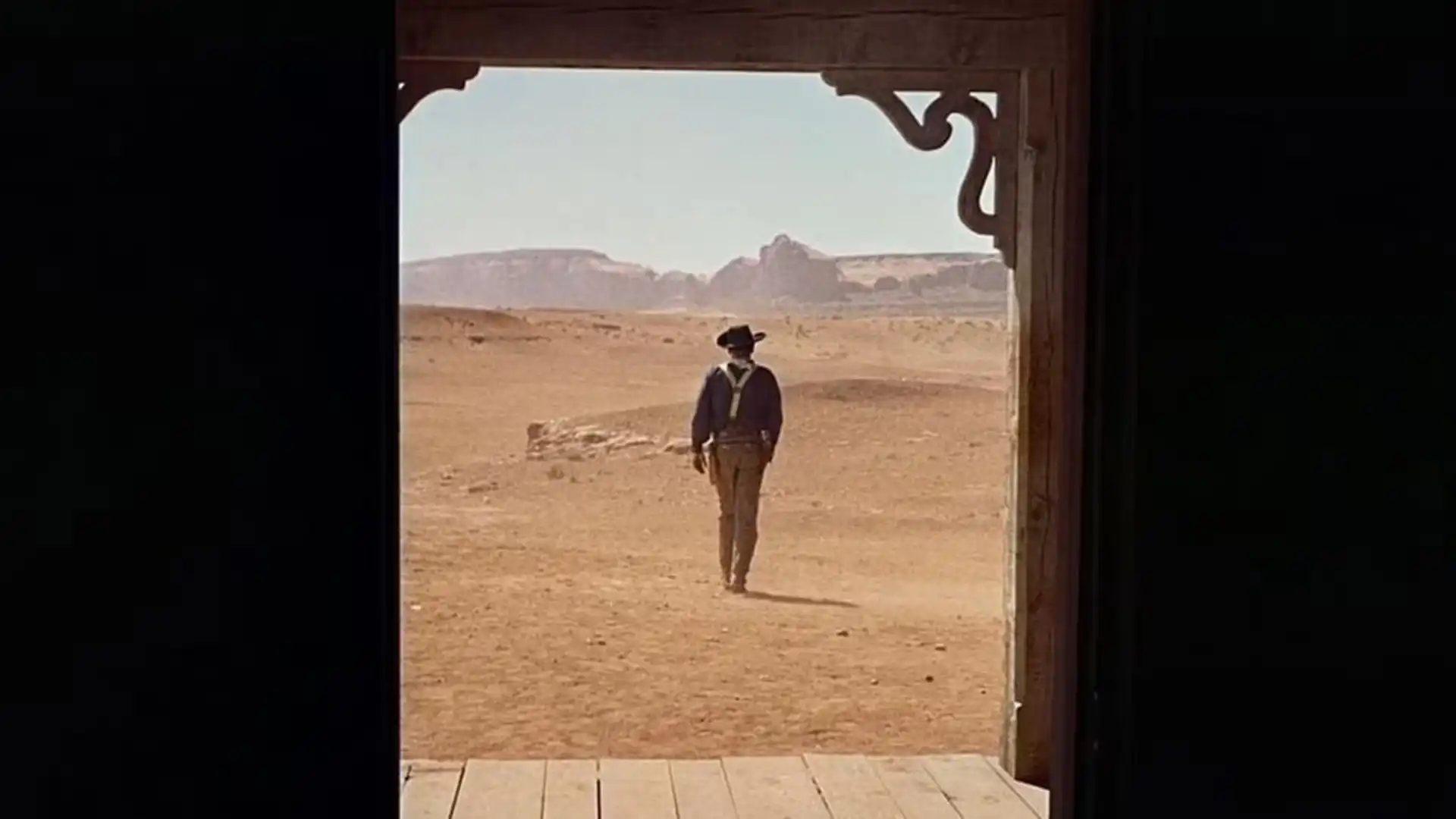 O clássico de John Wayne “The Searchers” tem uma das cenas finais mais marcantes do cinema western