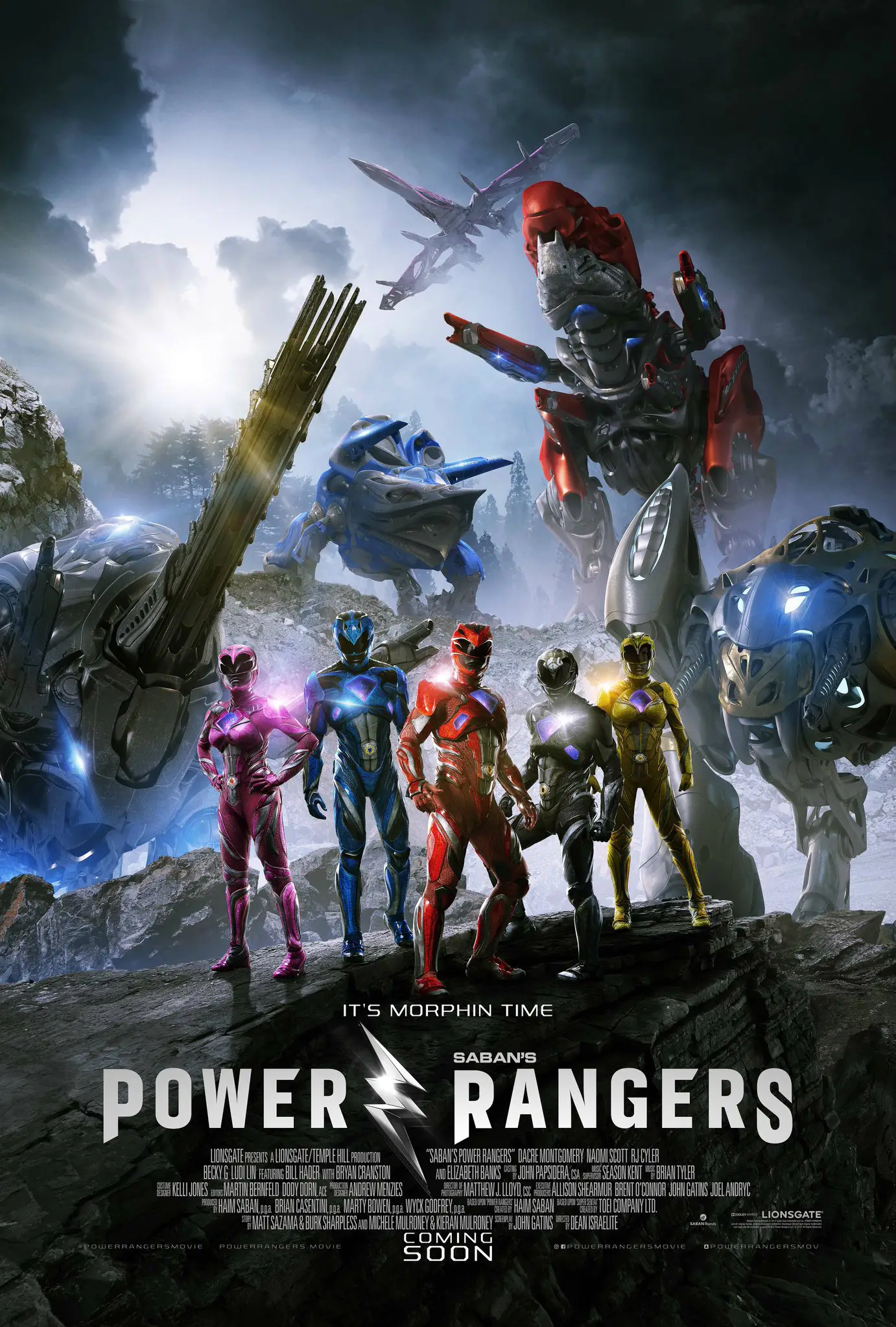 Série live-action dos Power Rangers na Disney+ é cancelada