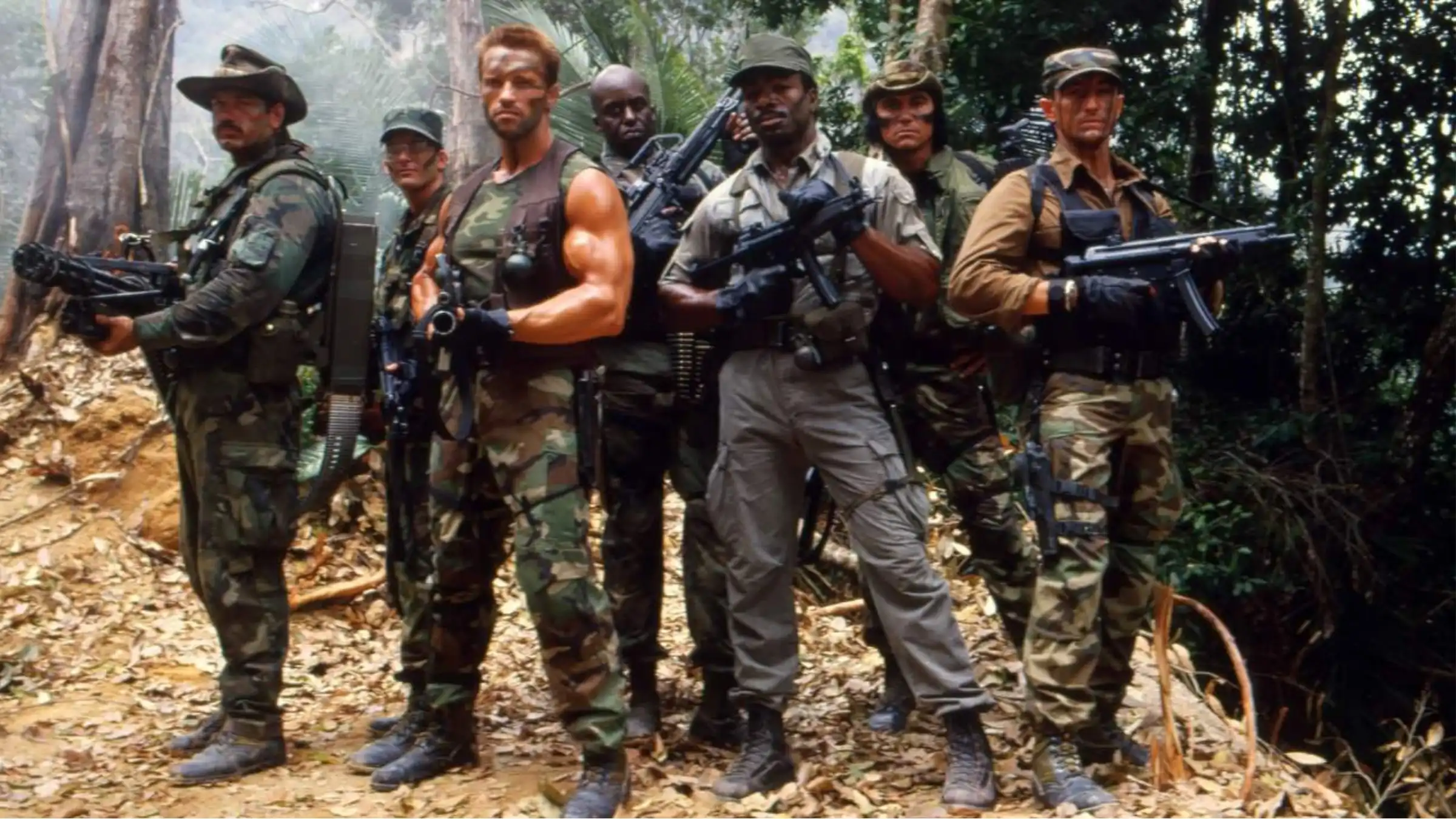 Frase icônica de “Predator” foi precedida por diálogo semelhante em franquia de Stallone dois anos antes