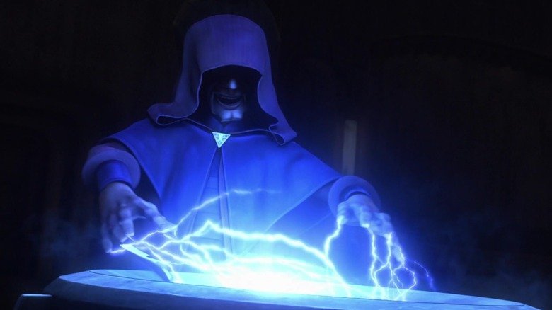 Tim Curry interpretou Palpatine em Star Wars: The Clone Wars antes de sua aposentadoria