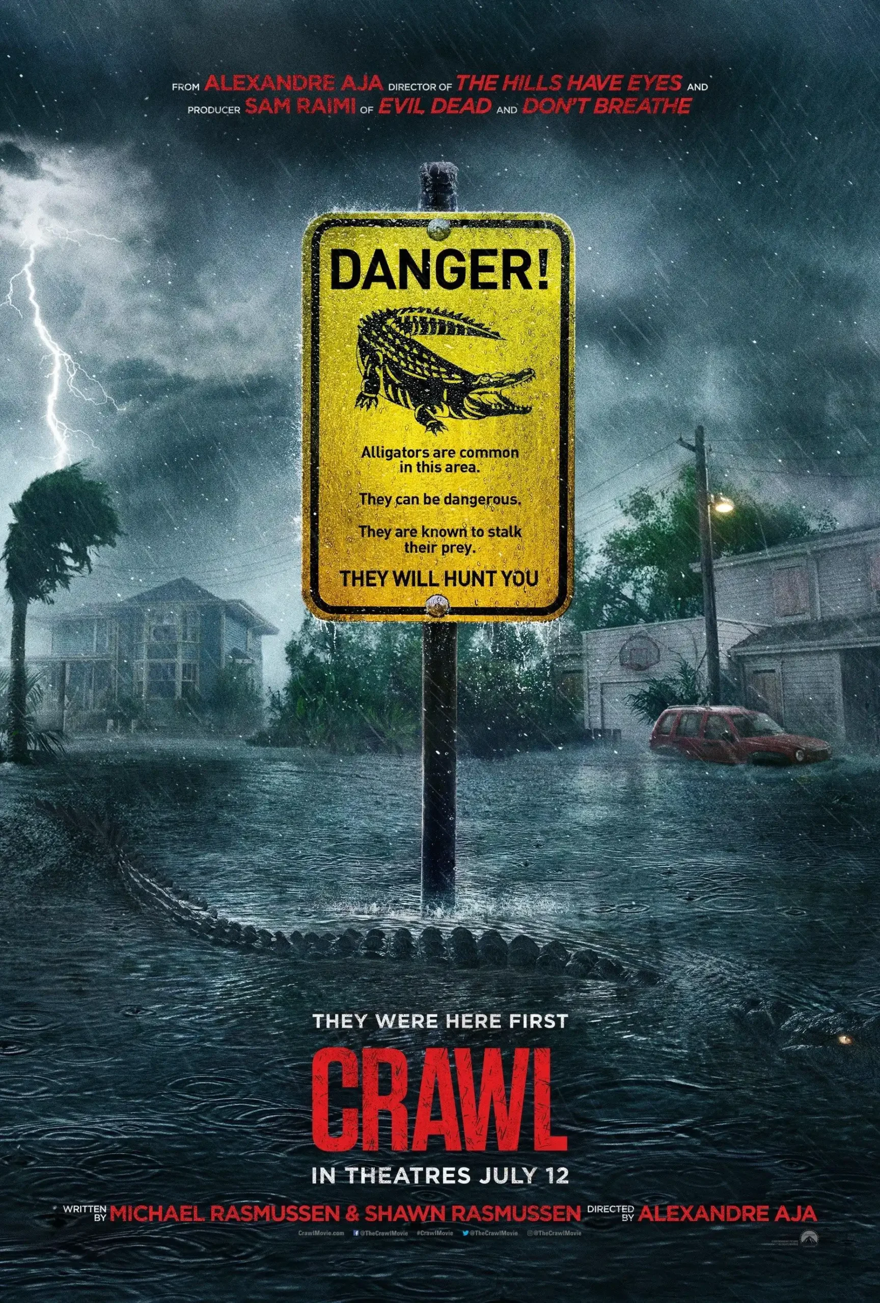 Sequência do filme de terror “Crawl” de Sam Raimi ganha data de estreia em 2027