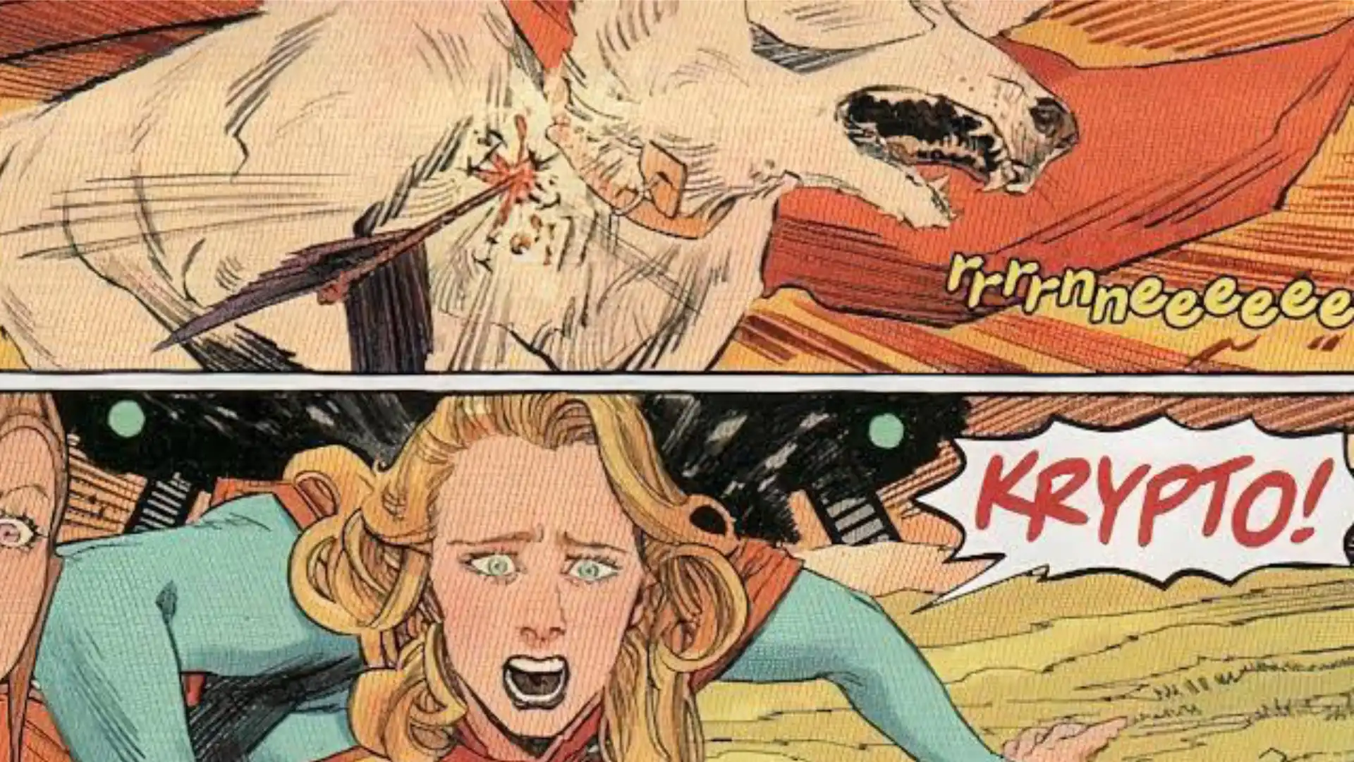 Explicação para a Cena de Supergirl em Que Krypto Não Vai para um Sol Amarelo