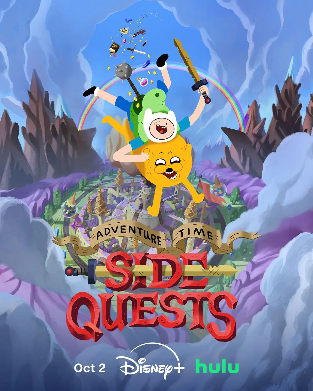Adventure Time: Side Quests retorna com segunda temporada no Disney+ e Hulu em outubro