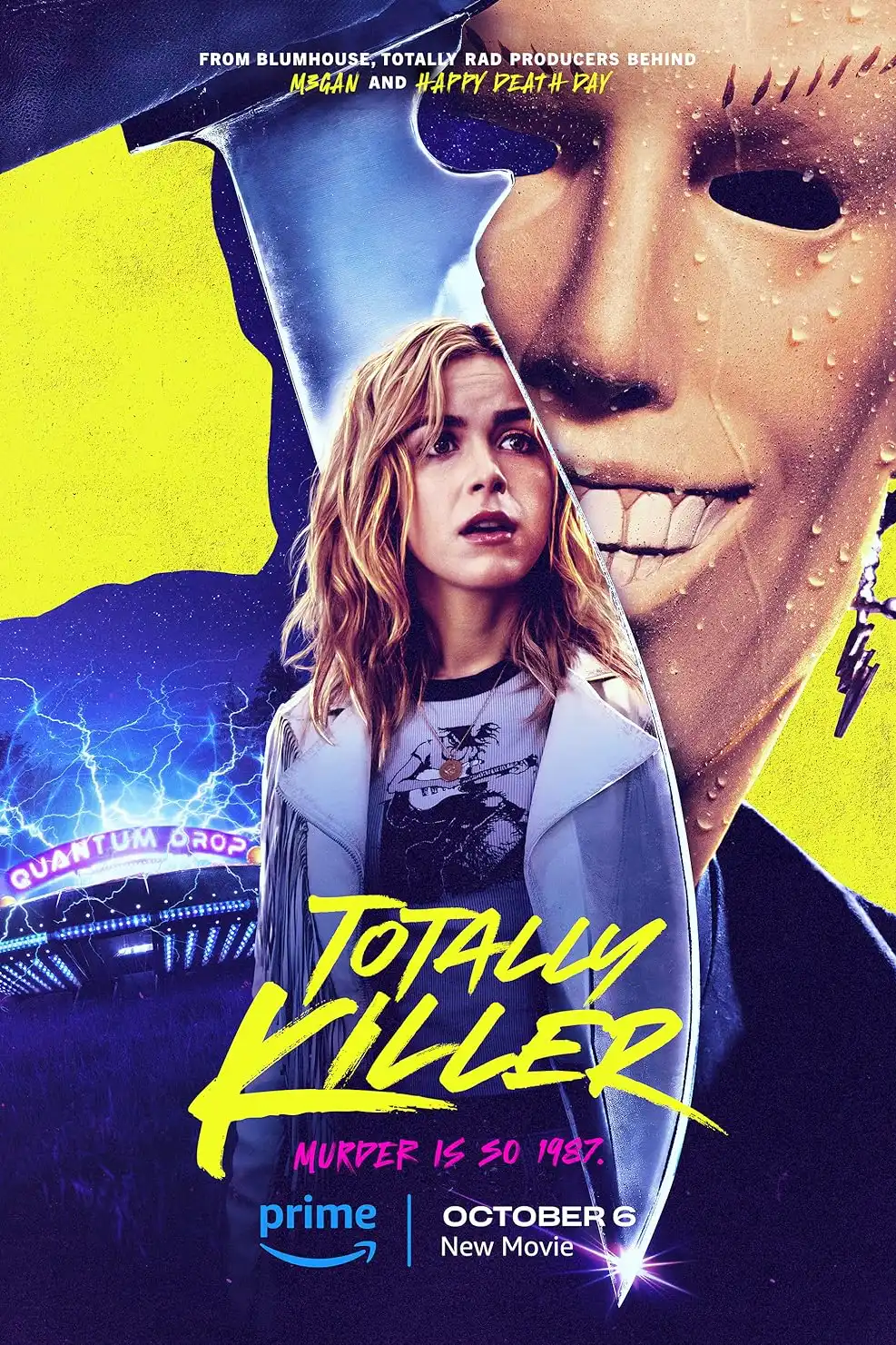 Prime Video lança “Totally Killer”, thriller de ficção científica que mistura humor, viagem no tempo e slasher