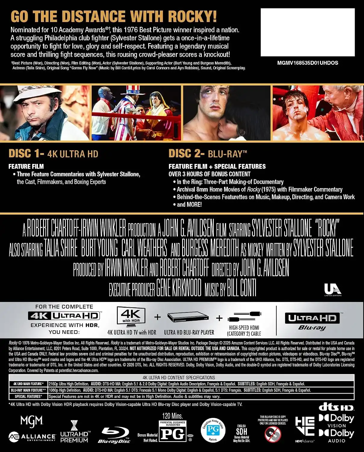 Rocky terá edição especial em 4K para celebrar 50 anos e retorna aos cinemas em dezembro