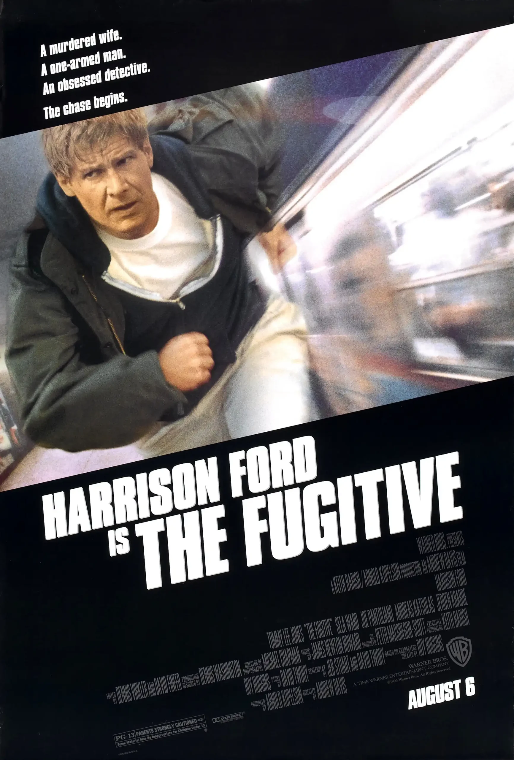 Filme de ação dos anos 90 “The Fugitive” está disponível gratuitamente para streaming no YouTube