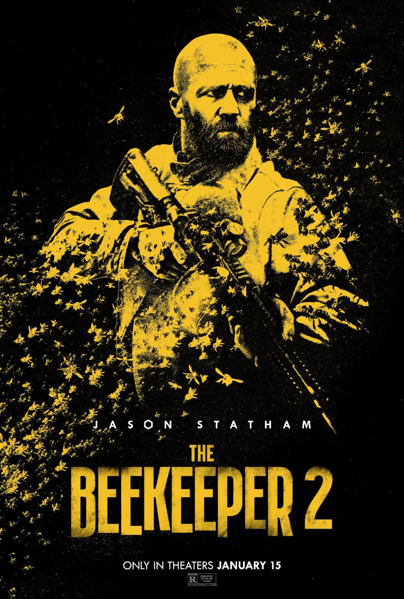 Jason Statham retorna com sequência de The Beekeeper em janeiro de 2027