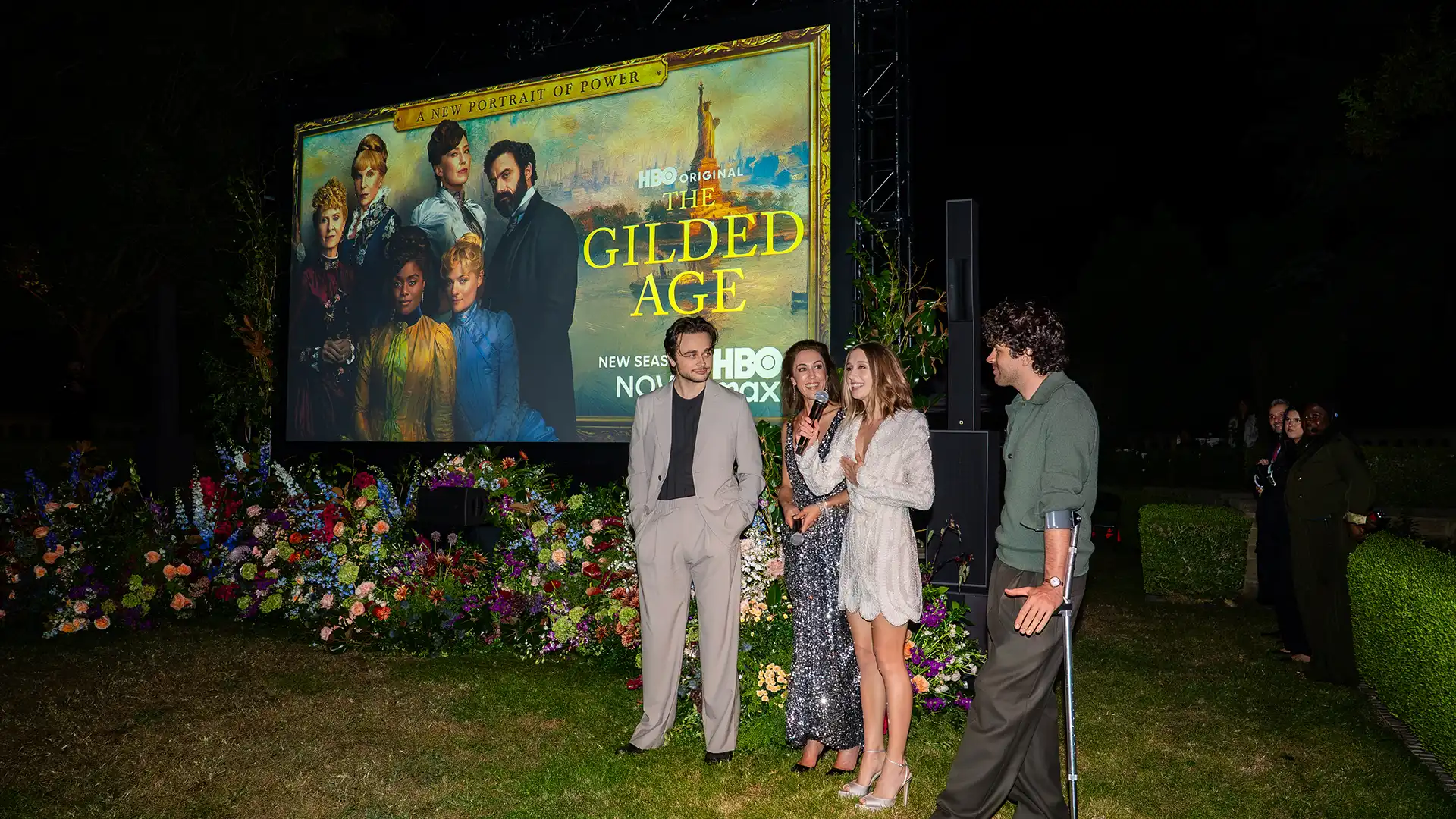 HBO Max celebra quarta temporada de The Gilded Age em evento no Greystone Mansion, Beverly Hills