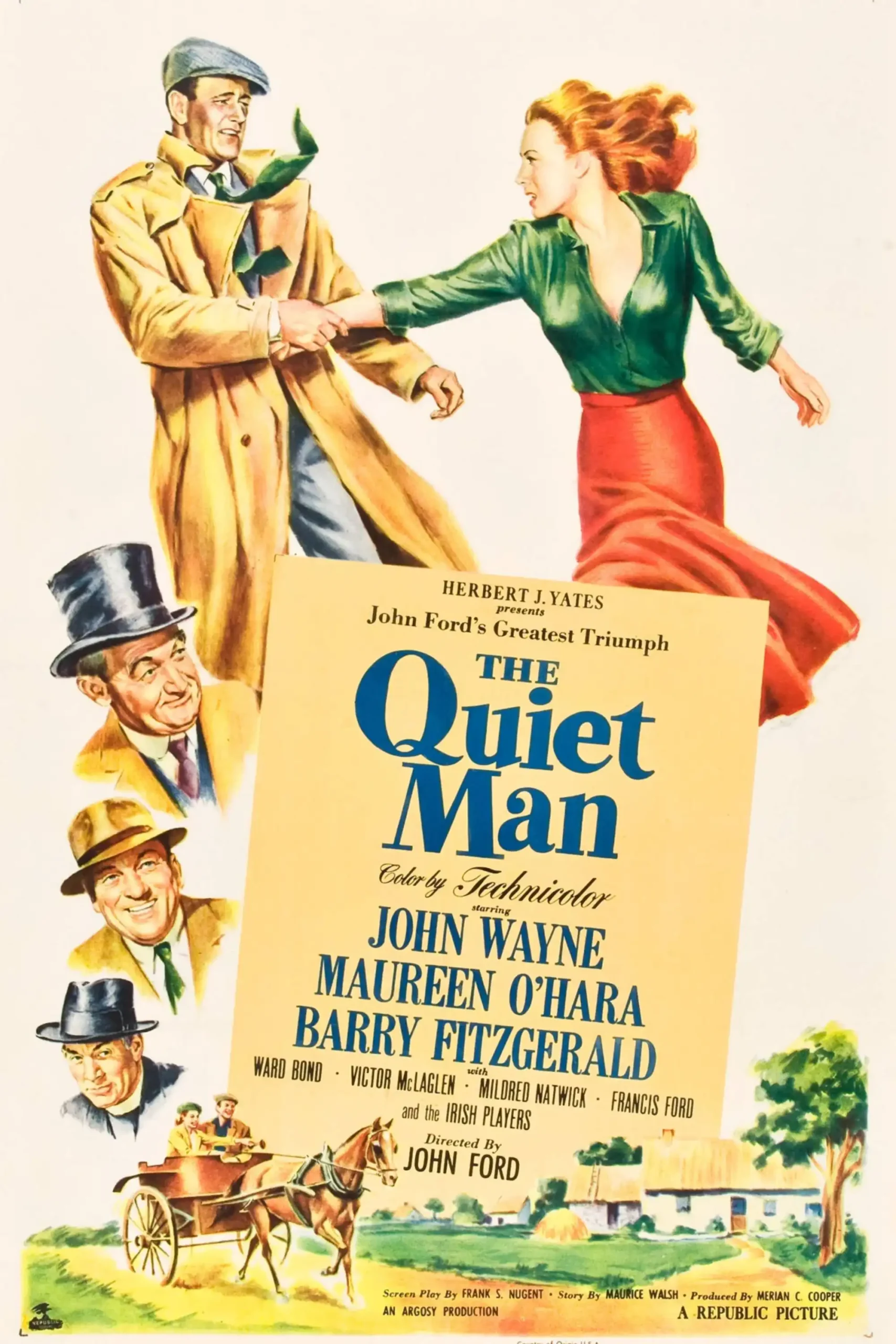 O Clássico de 74 anos de John Wayne, “The Quiet Man”, é Superior a Todos os Seus Westerns